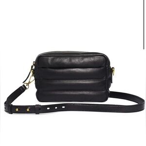 Leather black bag crossbody Madewell